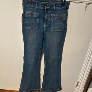 American Eagle Outfitters Medium Blue Wide Leg Jeans